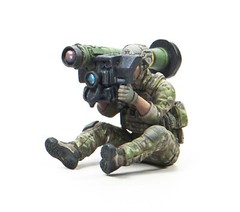 Hobby Fan HF770 1/35 U.S. Green Beret with Javelin missile & Dog Resin Kit Set