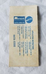 Vintage 1972 Monogram 6656 Honest Engine Model Kit STICKER DECAL SHEET ONLY