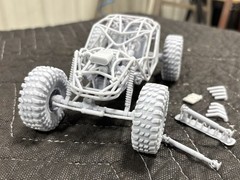 resin 3d printed 1/25 Scale Rock Buggy Kit 46 Inch Tires Blown Hemi Full Cage