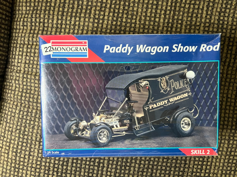 Monogram 2733 1:24 Scale Paddy Wagon Show Rod Plastic Model Kit – Sealed Box