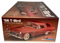 Monogram ’56 T-Bird 1:24 Scale Ford Thunderbird Model Kit 2289, Sealed (B244)