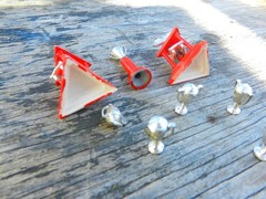 AMT Trophy Lot of 8 1/25 USED PAINTED BASES