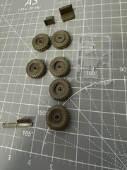 Italeri 1/35 Scale DUKW Amphibious Truck Model Kit #6392 Partially Assembled!