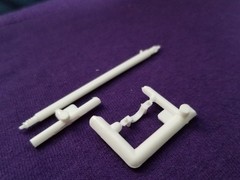 1964 Dodge 330 DRIVESHAFT & LOOP for Lindberg AMT 1:25 Model Kit 64