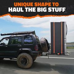 40-In. X 40-In X 6-In. Square Cargo Carrier Hitch Rack W/ 30 Cu Ft. Square Carri
