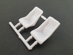 1966 Malibu SS CUSTOM RACING SEATS for Revell Monogram 1:24 Model 66 Chevelle