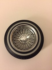 1:12 3d Printed Dayton”a “13 Wire Wheel and “520” Style Tires For 57” ChevyCupe