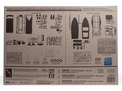 1/25 AMT AquaRod Race Team 1975 Chevy Van Drag Boat Trailer Model Kit AMT1338