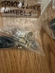 Vintage Lot Of Model Car Kit Tires And Rum Lot