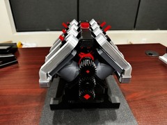 3d Printed V8 Compressed Air Engine Model