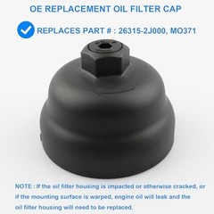 Oil Filter Housing Cap Compatible with Hyundai Kia 2.0L 2.5L – 2021-2025 Elantra