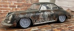 Resin 18-inch Porsche 356 Outlaw Model Car wheels 1/24 1/25 scale,Volkswagen,VW