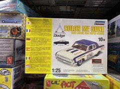 Lindberg 1:25 Color Me Gone 1964 Dodge 330 Super Stock Model Car Kit.