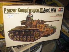 Built Kampfwagen III Ausf. M/N by Tamiya in 1/35 scale