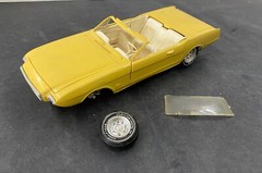 C16 1965/66 Ford Mustang Convertible custom built model 1/25 Vintage McM