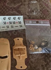 Starter Porsche 356 Le Mans 1952 Resin Car Kit 1:43 Por150 Made In France