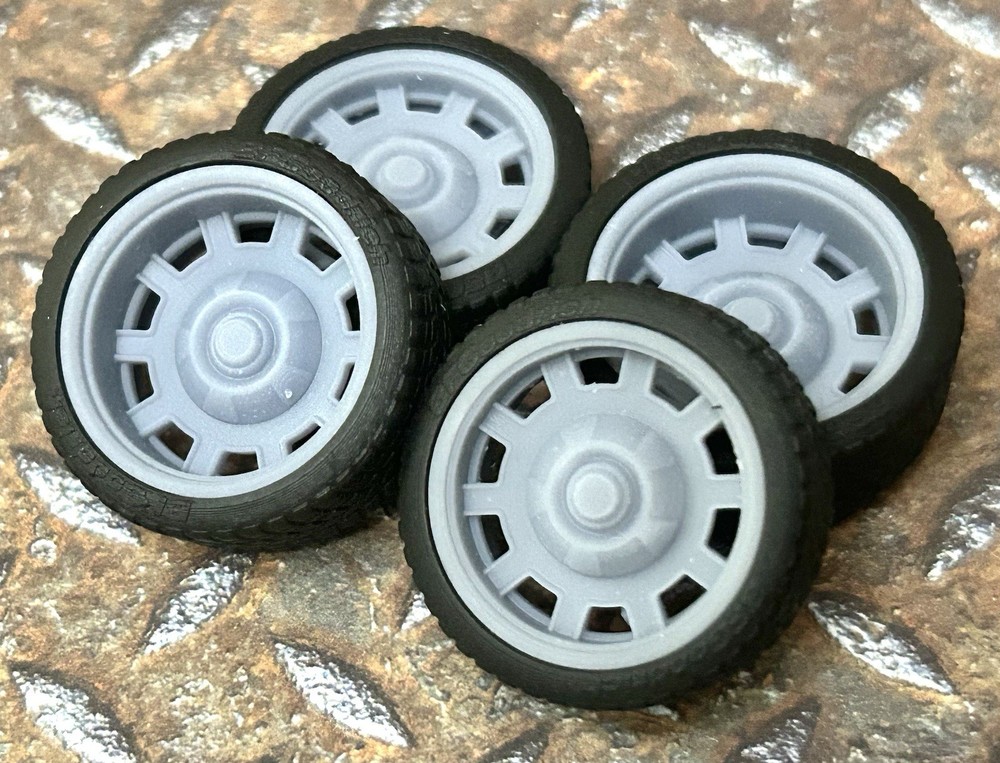Resin 21/20 Inch: “Raceline Cheyenne” Model car Wheels/Tires 1/24 scale
