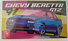 AMT 1991 CHEVY BERETTA GTZ NIB SEALED 1/25 SCALE MODEL NEW IN BOX AMT 1531