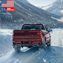 6 Inch Running Boards Compatible with 2019-2025 Chevy Silverado/Gmc Sierra 1500