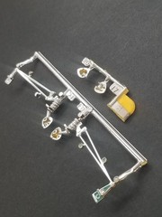 RADIUS RODS / HEADLIGHTS / SPRINGS for Beer Wagon Monogram Revell 1:24 Model Kit