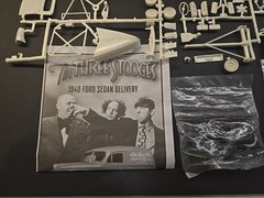 AMT, The Three Stooges 1940 Ford Sedan Delivery, No Decals.