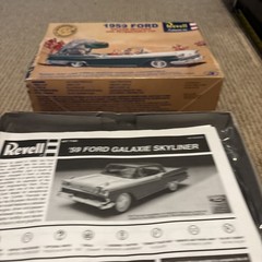 Original Revell H-1227 1959 Ford Fairlane Skyliner Retractable 1/25 Unbuilt