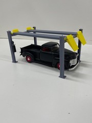 4 Post Lift for Display or Diorama in 1/24th, 1/25th Scale for model car display