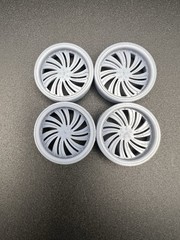 1/25 Scale Resin 26 Inch Model Car Wheel Set