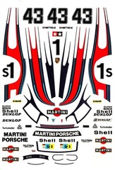 #43 Martini Porsche 935 1978 1/25th – 1/24th Scale Waterslide Decals