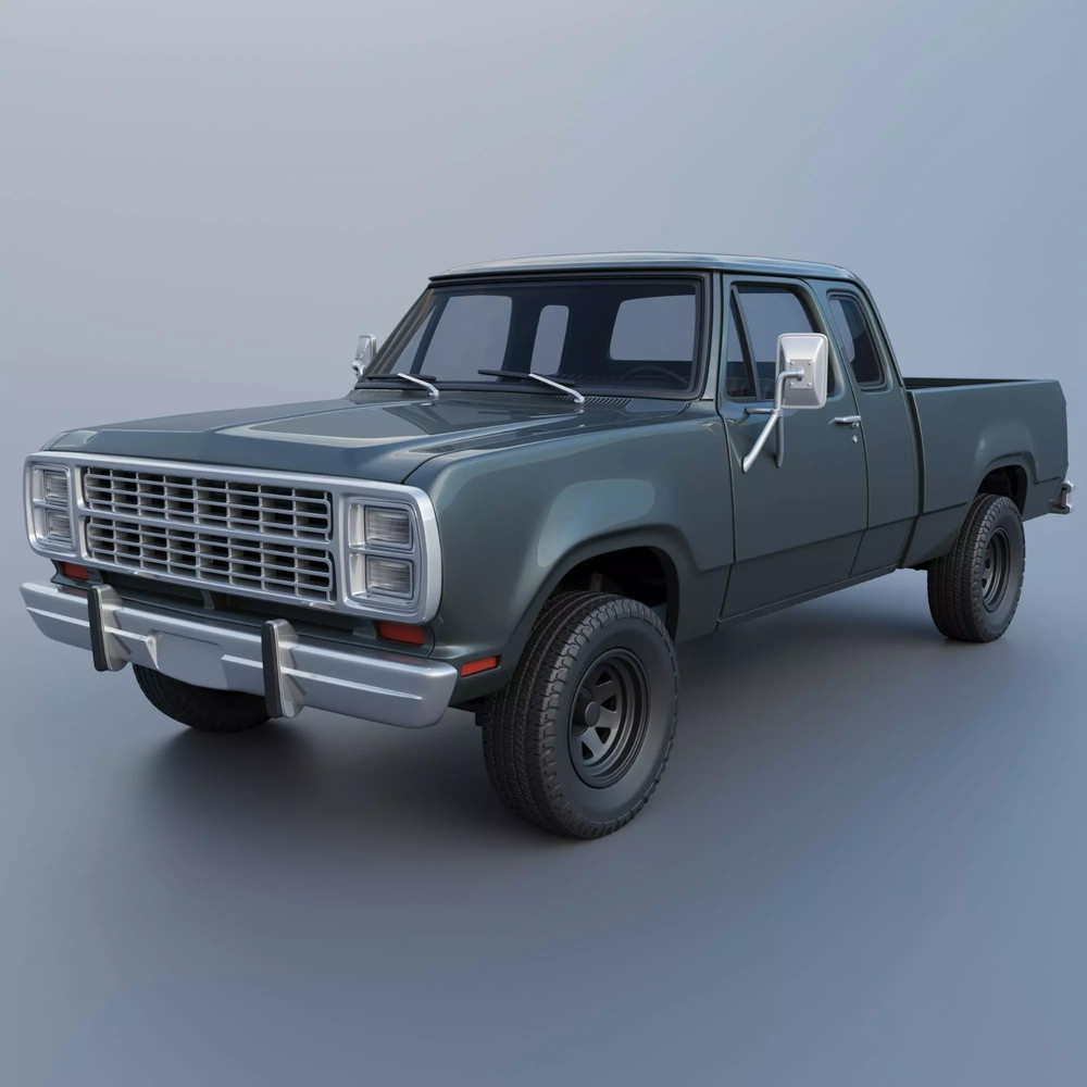 1/25 3d printed 1979 Dodge W150 Club Cab by Andrey Bezrodny