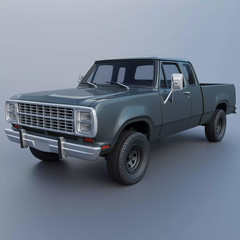 1/25 3d printed 1979 Dodge W150 Club Cab by Andrey Bezrodny