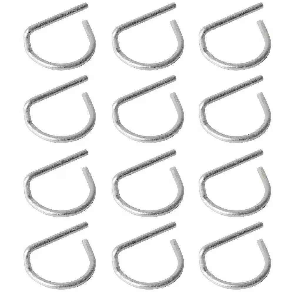2.75 In. X 1.5 In. X 1 In. Zinc/Aluminum Coated Steel Pig Tail Locks, Stabilizer