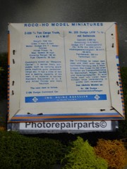 Roco Minitanks WWII US Dodge 3/4T 4×4 Weapons Truck Lot #1029X©