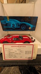 Exoto 1:18 1966 Ford GT40 Mk II Red Racing Legends Diecast w/Display Case *READ*