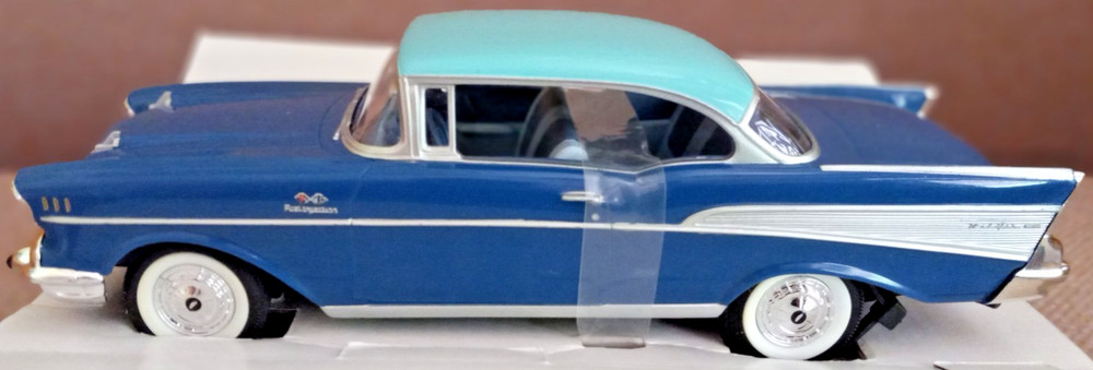 Revell 1957 Chevrolet Bel Air Hard Top Promo Model Blue Manufactured 2000