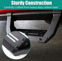 2 Pcs Side Steps For Ford Bronco 2/4 Door with Rock Rail 2021-2026 New Open Box
