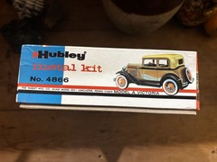 Hubley Model A Victoria Metal Model Car Kit Unassembled Ford MPN 4866