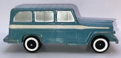 1959 Willys Jeep 2-door Station Wagon Promo 1/22 AUTHENTICAST Cerulean Blue VF++