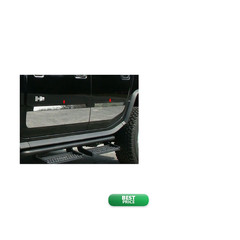 Qaa Is Compatible 2003-2009 Hummer H2 4 Piece Stainless Door Insert Hv43013