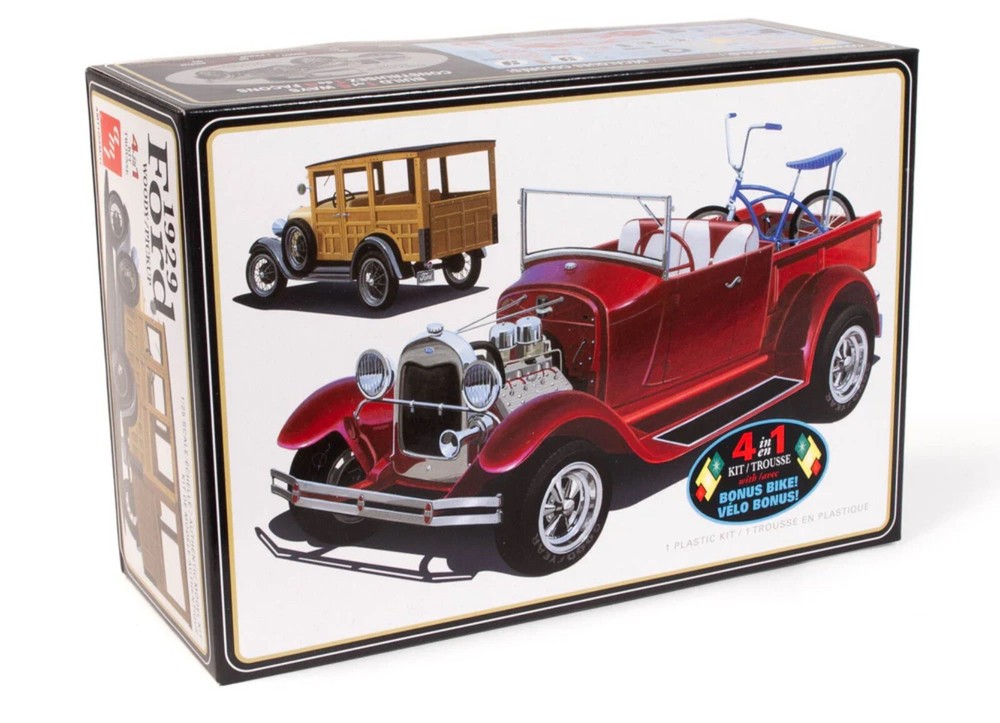 Ford Woody Pickup AMT1269M Plastics Car/Truck 1/24-1/25 Sealed