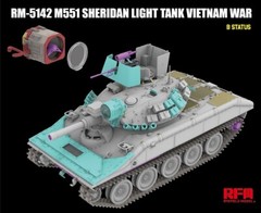 RYEFIELD MODEL RFM RM-5142 1/35 M551 Sheridan Light Tank Vietnam War