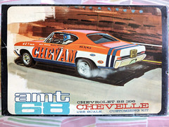 L@@K! **RARE *ORIGINAL VINTAGE AMT 1968 CHEVY CHEVELLE SS 396 KIT *SUPER C@@L!