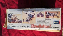 1973 Revell H-1447 Ed “The Ace” McCulloch Revellution! 1/25 Funny Car NO DECALS