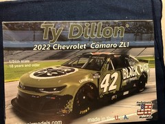 Salvinos JR Models Ty Dillon 2022 Camaro ZL1 Kit 31607 Factory Sealed BlackRifle