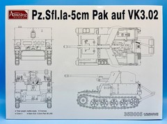 Amusing Hobby AH 35B005 1/35 German Pz.Sfl.la-5cm Pak auf VK3.02 Brand New