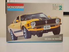 *Rare / Vintage* Monogram 1970 Ford BOSS 302 Mustang (Empty) Box # 2923