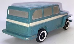 1959 Willys Jeep 2-door Station Wagon Promo 1/22 AUTHENTICAST Cerulean Blue VF++