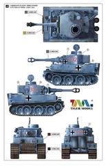 Tiger Model TM502 Cute German Tiger I Early Type with 88mm Gun – USA Shipping