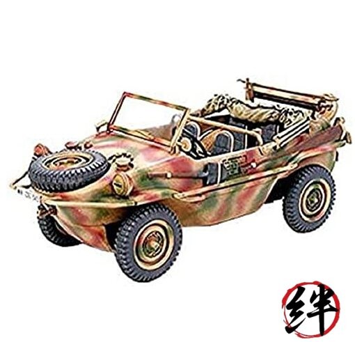 Tamiya 1/48 No. 06 German Army Pkw.K2s Schwimmwagen Type 166 Plastic Model Kit