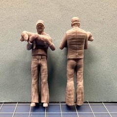 Smokey and The Bandit Figures for Diorama 1/24 1/25